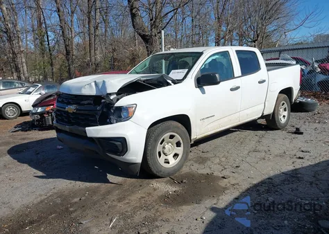 2022 Chevrolet Colorado 2Wd Short Box Wt from USA, damaged, VIN 1GCGSBEN9N1323117
